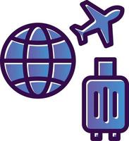 Travel Insurance Vector Icon Design