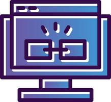 Hyperlink Vector Icon Design