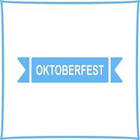 Oktoberfest Banner Vector Icon