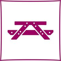 Picnic of Table Vector Icon