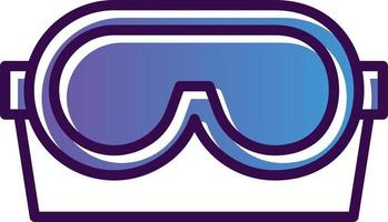 Goggles Vector Icon Design