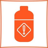 Pesticide Bottle Vector Icon