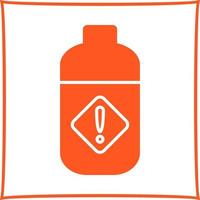 Pesticide Bottle Vector Icon