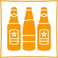 Beer Bottles Vector Icon