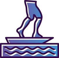 Flowrider Vector Icon Design