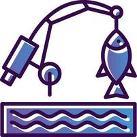 diseño de icono de vector de pesca