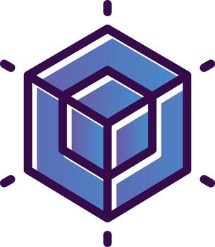 3D Modeling Vector Icon Design