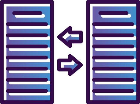 diseño de icono de vector de intercambio de archivos