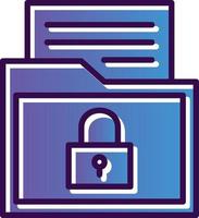 Encrypted Data Vector Icon Design