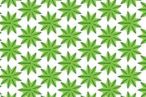 seamless pattern with green leaves flower vector