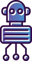 Nano Robot Vector Icon Design