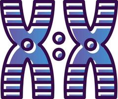 Chromosome Vector Icon Design