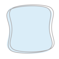 de base forme abstrait Les figures tiré en utilisant ligne png