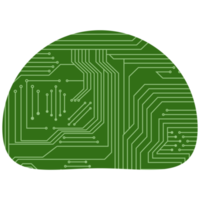 imprimé circuit planche pcb de base forme png