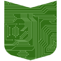 gedruckt Schaltkreis Tafel pcb Basic gestalten png