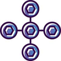 Biomolecular Interactions Vector Icon Design