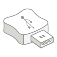 uSB blixt disk kör logotyp symbol png