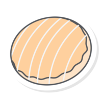 sticker kogel logboek types en soorten van donut png