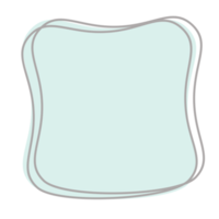 de base forme abstrait Les figures tiré en utilisant ligne png