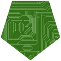 imprimé circuit planche pcb de base forme png