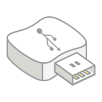 uSB blixt disk kör logotyp symbol png