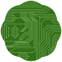 gedruckt Schaltkreis Tafel pcb Basic gestalten png