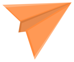 paper airplane object sticker png