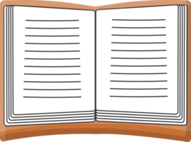 isolated open book png
