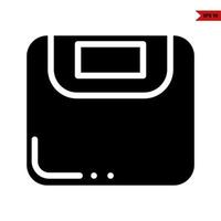 scale weight glyph icon vector