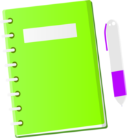 notebook and pen png