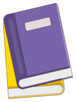 isolated books sticker png