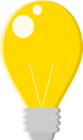 isolated lightblub sticker png