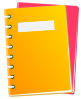 cuaderno colegio pegatina png