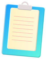clipboard with sheet sticker png