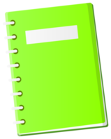 notitieboekje school- sticker png