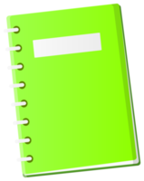 cuaderno colegio pegatina png