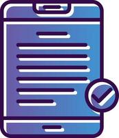 Digital Contract Vector Icon Design