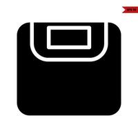 Scale weight glyph icon vector