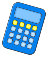 calculator isolated icon sticker png