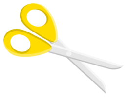 isolated scissors sticker png