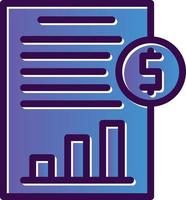 Cash Flow Statement Vector Icon Design