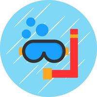 diseño de icono de vector de snorkel