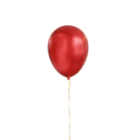 Balloon on isolated background. 3D render png