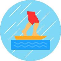 Flowrider Vector Icon Design