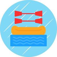 Rafting Vector Icon Design