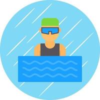 Aquathlon Vector Icon Design