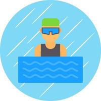 Aquathlon Vector Icon Design