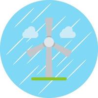 Wind Turbine Vector Icon Design