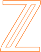 Orange ganze Zahlen Symbol png