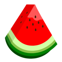 röd vattenmelon illustration png